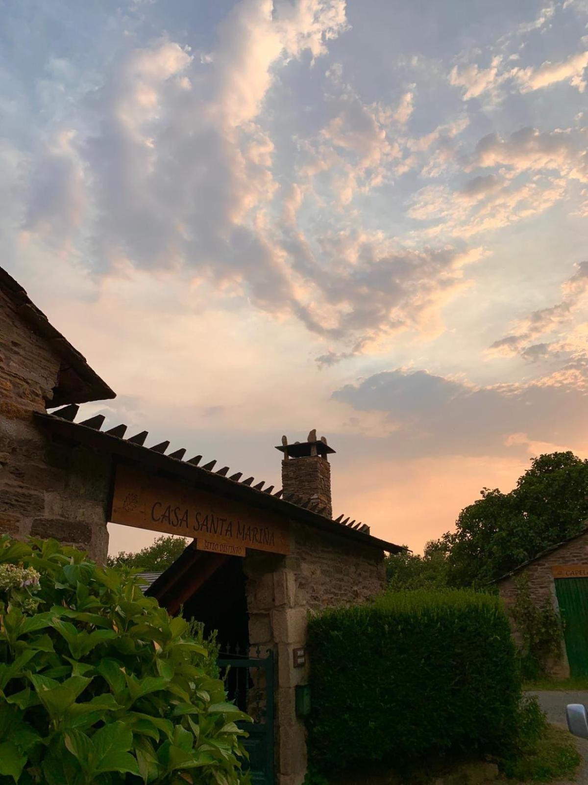 Casa Rural Santa Marina Портомарин Екстериор снимка